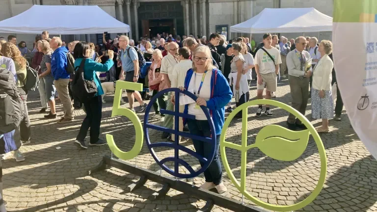 29. Mai 2025: Nach dem Gottesdienst auf dem Zwingliplatz